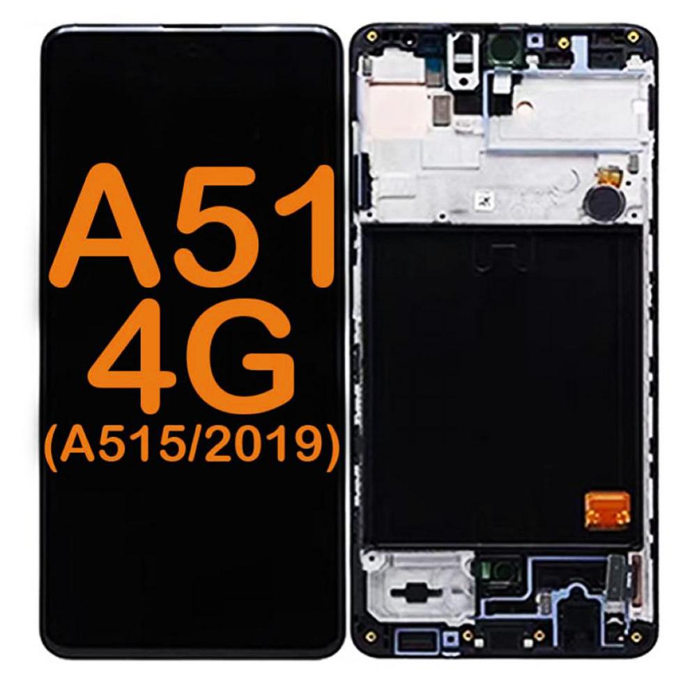OLED LCD Display Touch Screen Digitizer Replacement with Frame for Galaxy  A51 4G (A515 2019) | Smart Mobile Parts