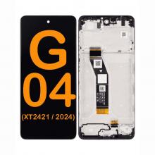 LCD Display Touch Screen Digitizer Replacement for Motorola Moto G04 (XT2421 / 2024) (Refurbished)