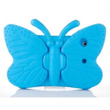 iPad 6 (2018) / iPad 5 (2017) / Air 2 / Air 1 / Pro 9.7 Butterfly Shockproof Case - Blue (Ground Shipping Only)
