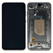 OLED Screen Digitizer Assembly with Frame for Samsung Galaxy S23 FE 5G S711 S711U (Refurbished)- Graphite